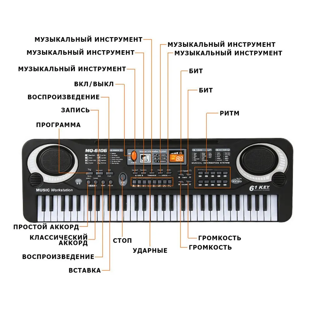 Детский синтезатор